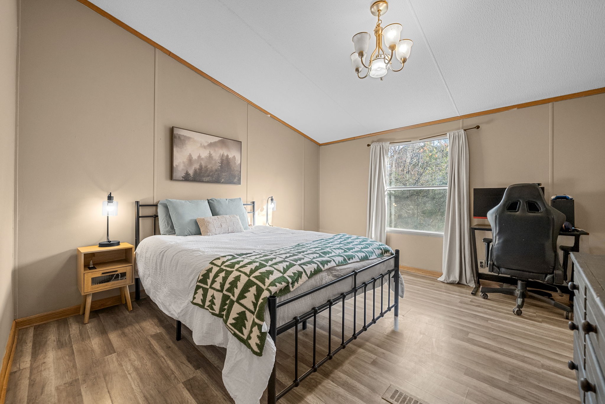 1196 Pickle Knight Road Joelton, TN 37080 - Photo 12 of 32 a bedroom with a bed and wooden floor