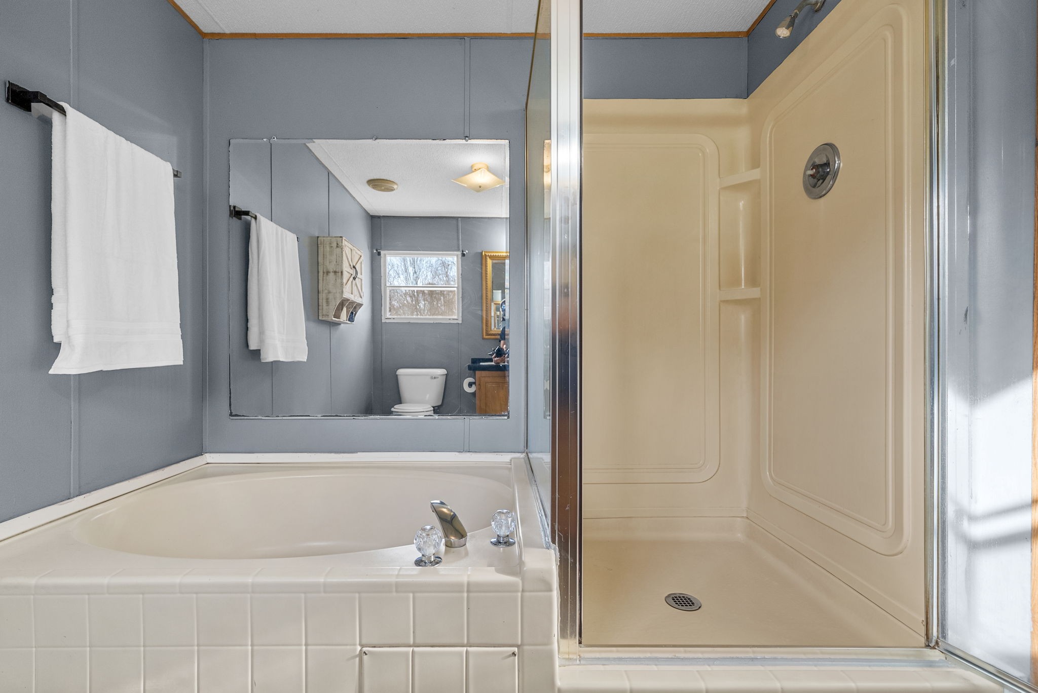 1196 Pickle Knight Road Joelton, TN 37080 - Photo 16 of 32 a bathroom with a bathtub and a shower