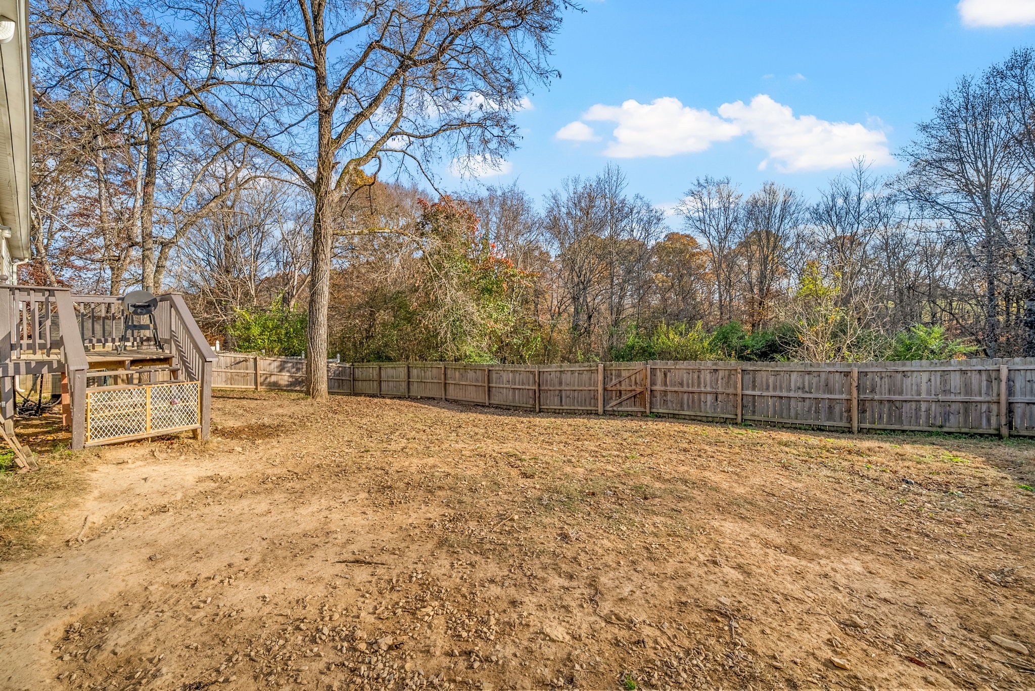1196 Pickle Knight Road Joelton, TN 37080 - Photo 26 of 32 a view of backyard with wooden fence