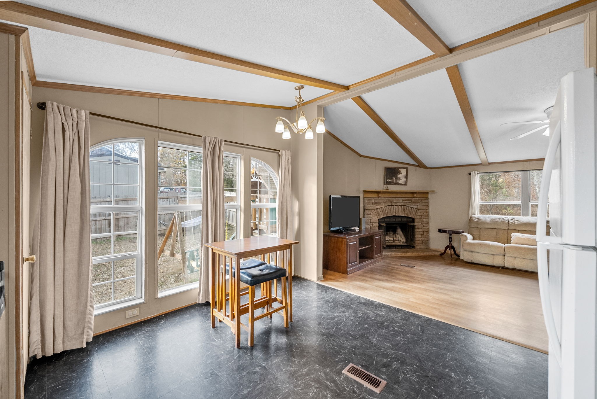 1196 Pickle Knight Road Joelton, TN 37080 - Photo 10 of 32 a view of a livingroom with furniture and a fireplace
