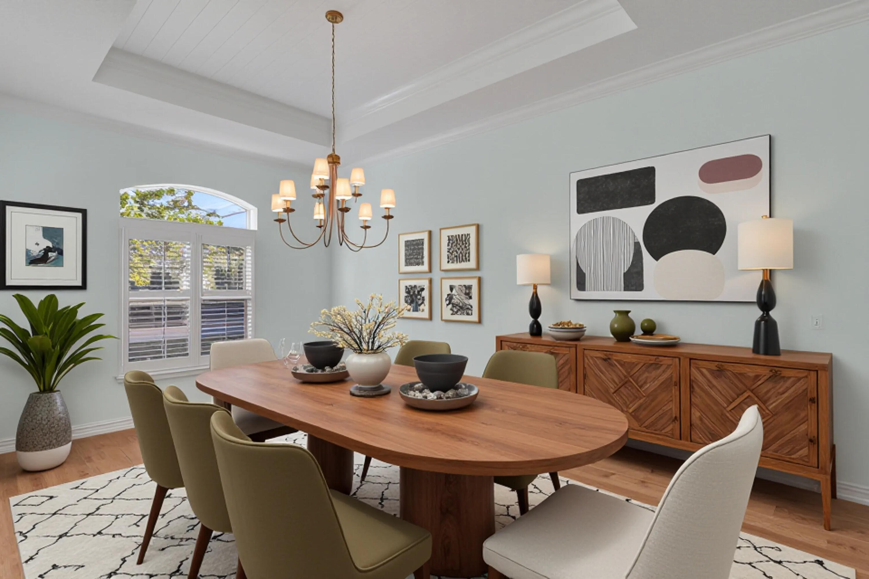 8415 Southeast Governors Way Hobe Sound, FL 33455 - Photo 16 of 105 a dining room with furniture and window