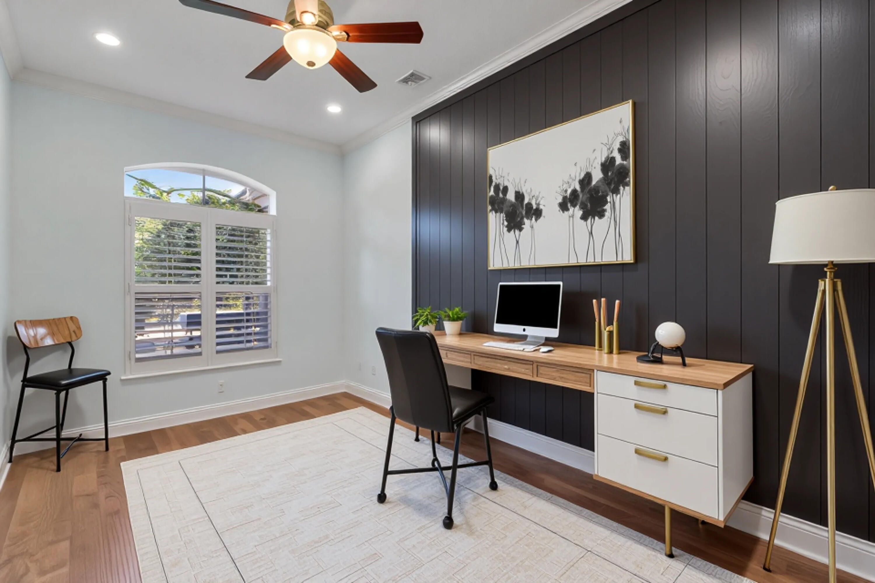 8415 Southeast Governors Way Hobe Sound, FL 33455 - Photo 21 of 105 a view of a workspace with furniture and a window