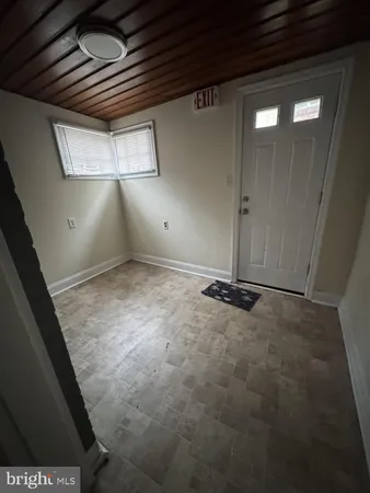 a view of an empty room