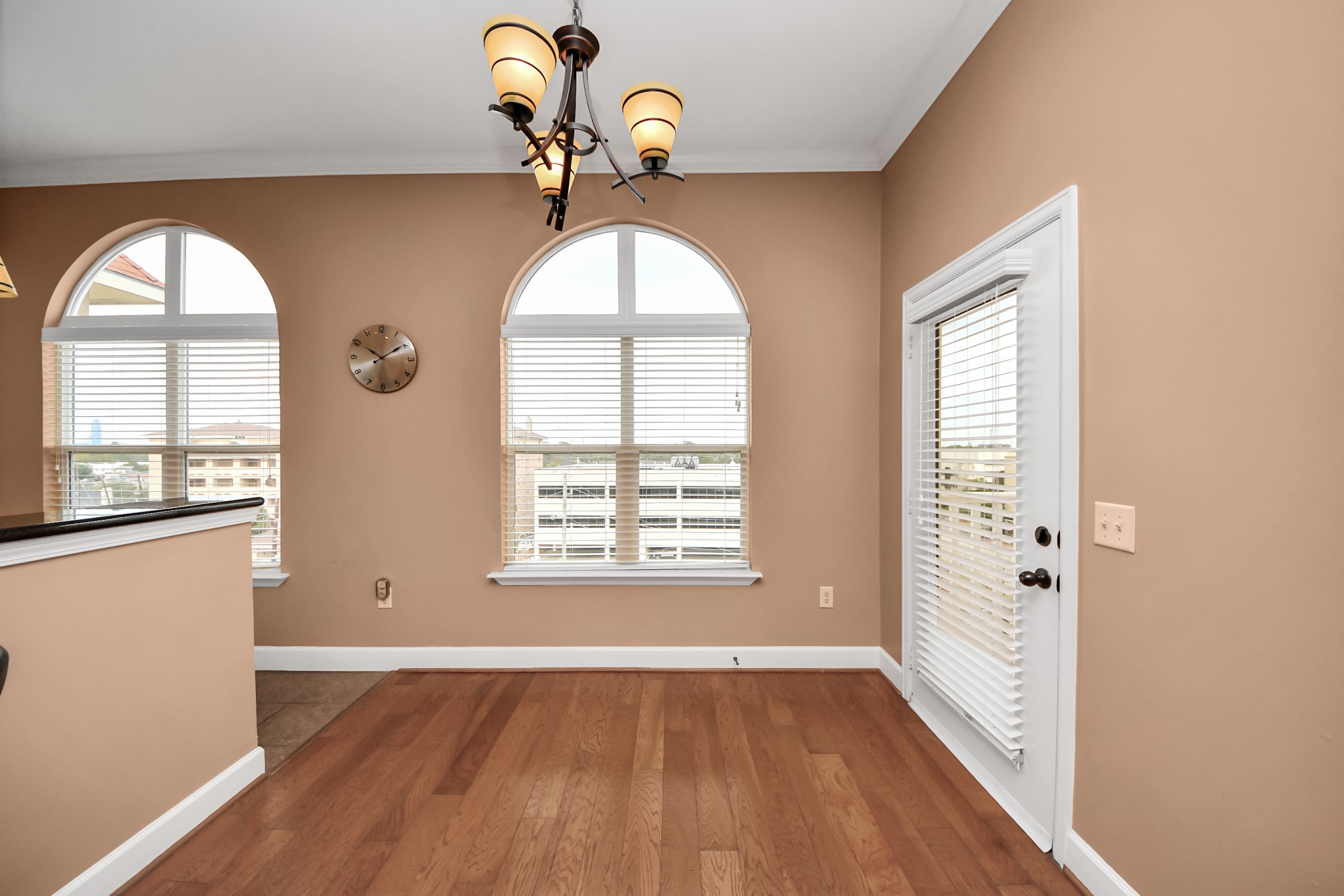 2203 Dorrington Street, Unit 400 Houston, TX 77030 - Photo 19 of 43 a view of an entryway with wooden floor and a window