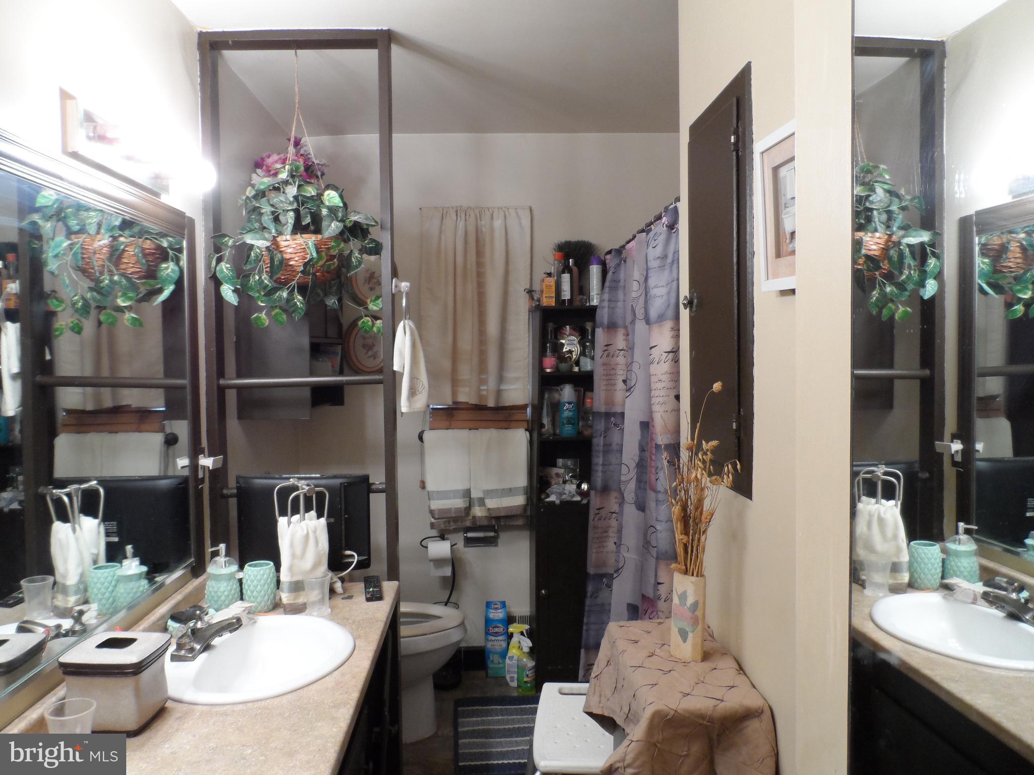 9405 Sierra Street Silver Spring, MD 20903 - Photo 6 of 19 a bathroom with a sink and a mirror