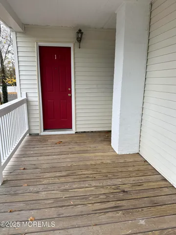 a view of front door