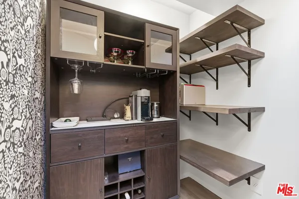 a room with storage and utility