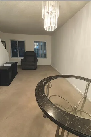 a view of livingroom with furniture