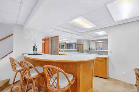 a very nice looking room with a large window