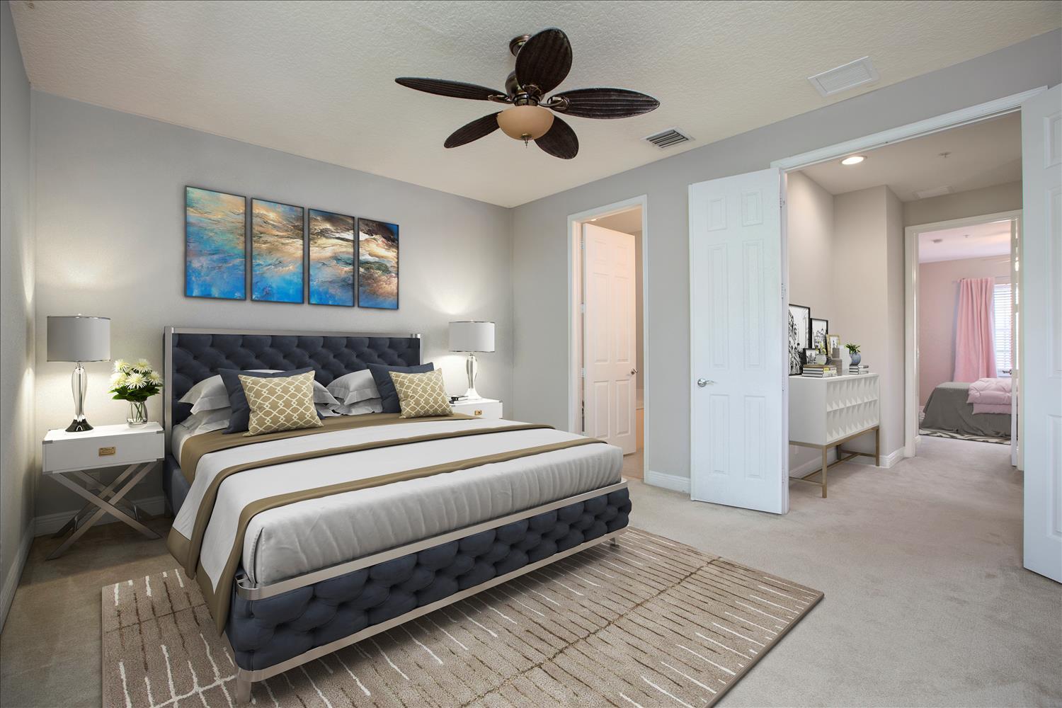 128 Morning Dew Circle Jupiter, FL 33458 - Photo 27 of 46 Virtually Staged Mstr Bdrm