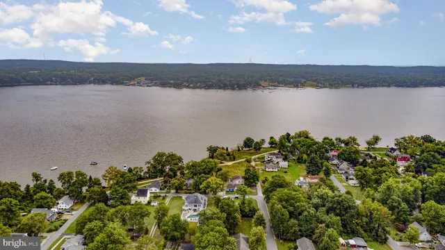 a view of a lake with a lake