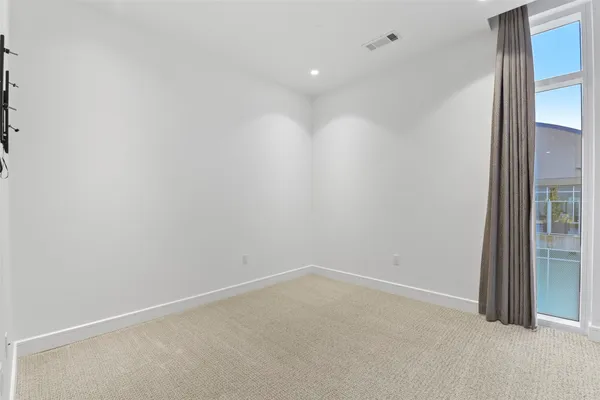 a view of an empty room