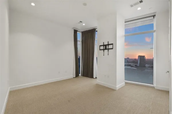 a view of an empty room