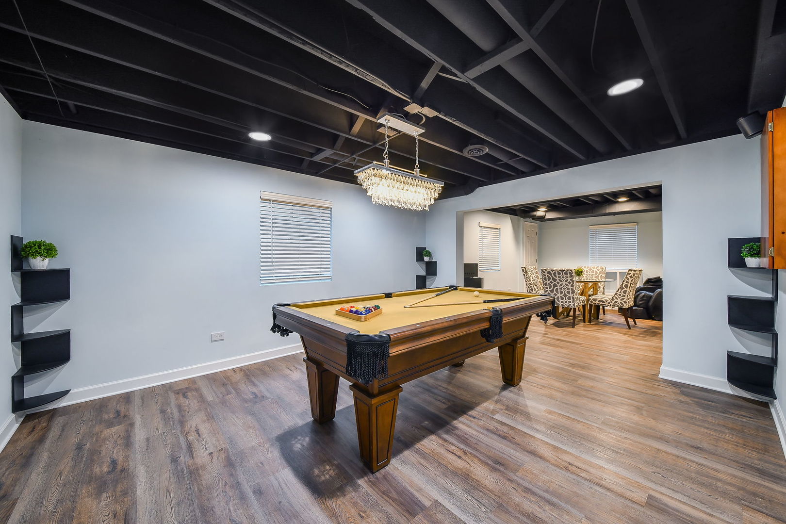 4N403 South Robert Frost Circle St. Charles, IL 60175 - Photo 22 of 29 a room with wooden floors and pool table