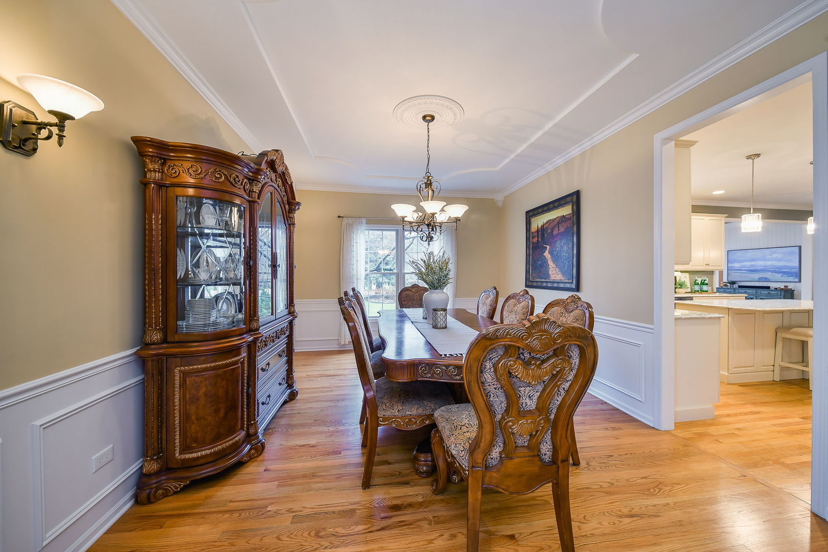 4N403 South Robert Frost Circle St. Charles, IL 60175 - Photo 6 of 29 a view of a dining room with furniture window and wooden floor