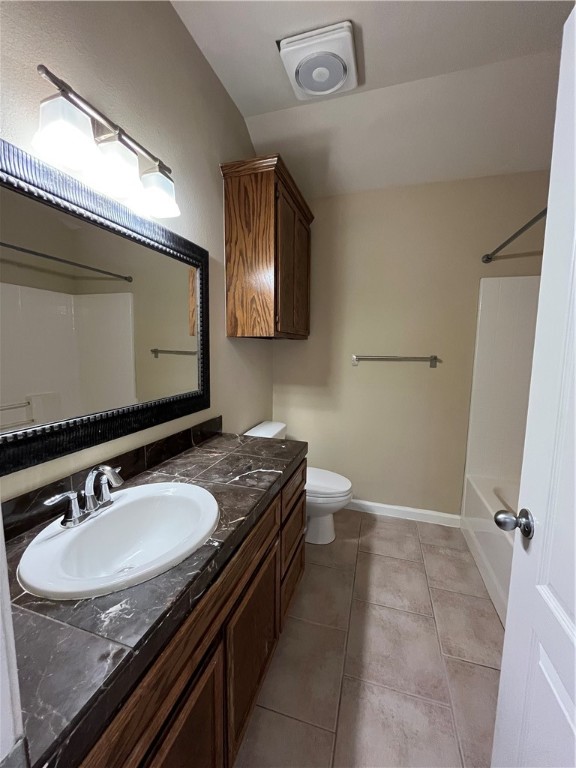 4621 Valor Drive Corpus Christi, TX 78413 - Photo 12 of 13 a bathroom with a granite countertop sink and a mirror
