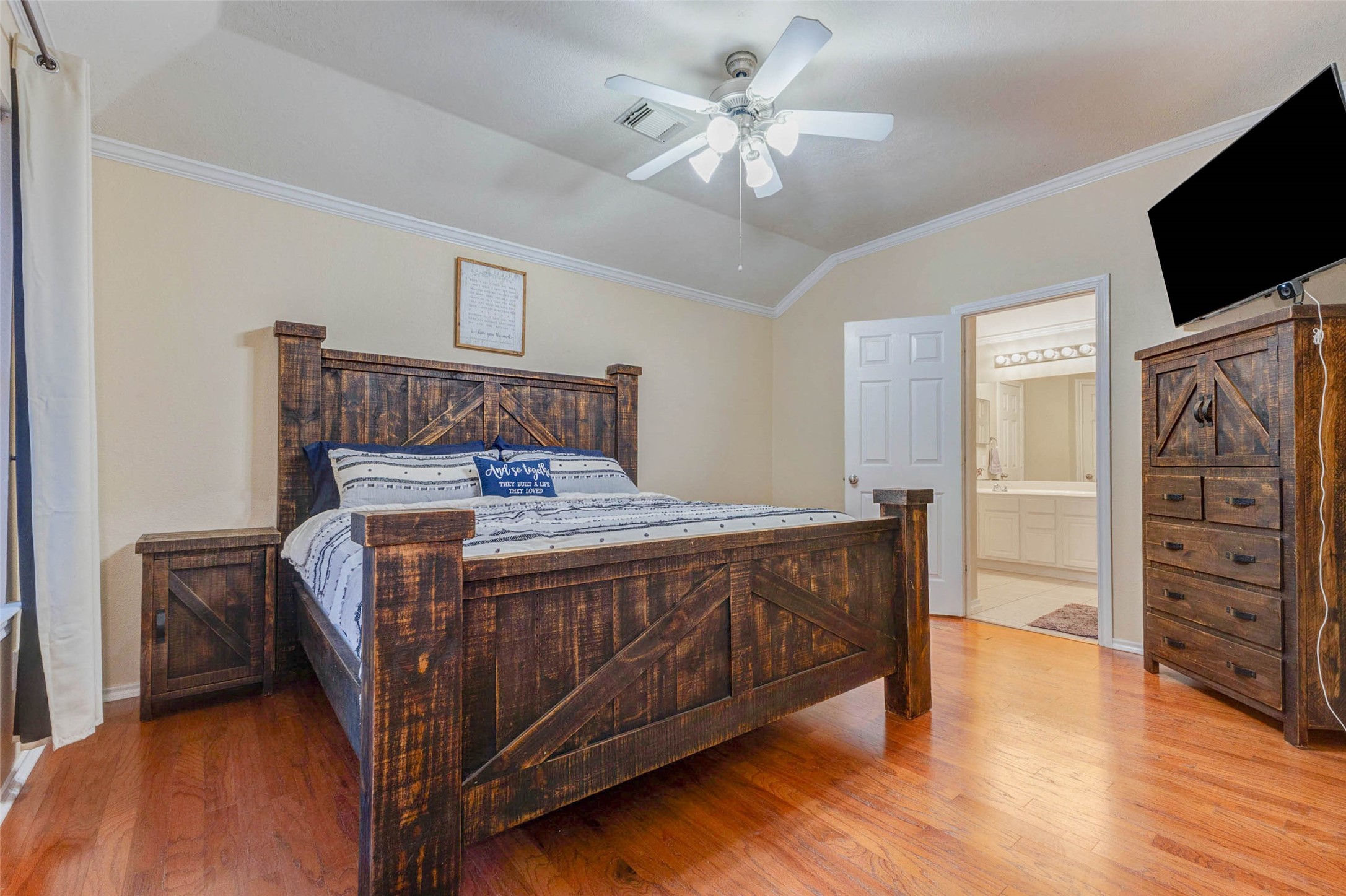 2326 Fern Lacy Drive Spring, TX 77388 - Photo 15 of 31 Comfortable primary bedroom with ceiling fan, and calming natural light.