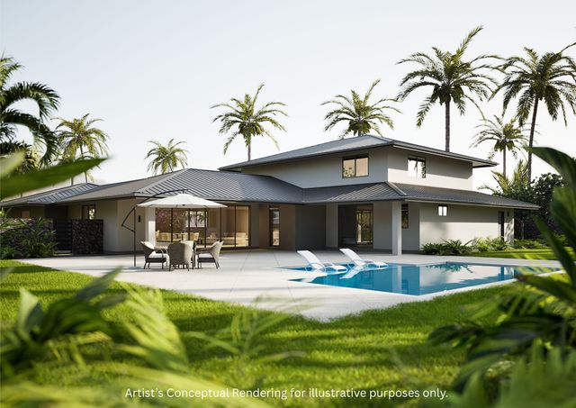 a view of a chairs and table in a patio