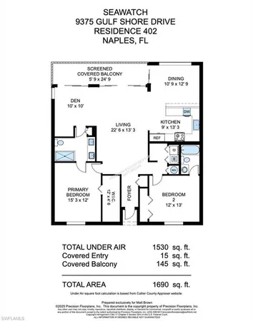 $1,549,000 | 9375 Gulf Shore Drive, Unit 402, Naples, FL 34108