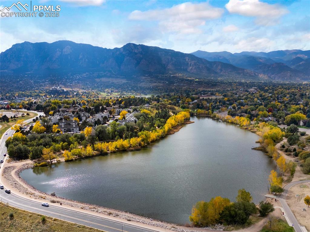 3294 Apogee View Colorado Springs, CO 80906 - Photo 32 of 35 a view of a lake and a mountain