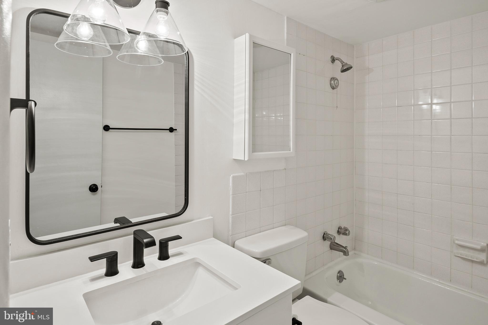 755 Fairview Avenue, Unit 755D Annapolis, MD 21403 - Photo 19 of 44 a bathroom with a sink a toilet and shower