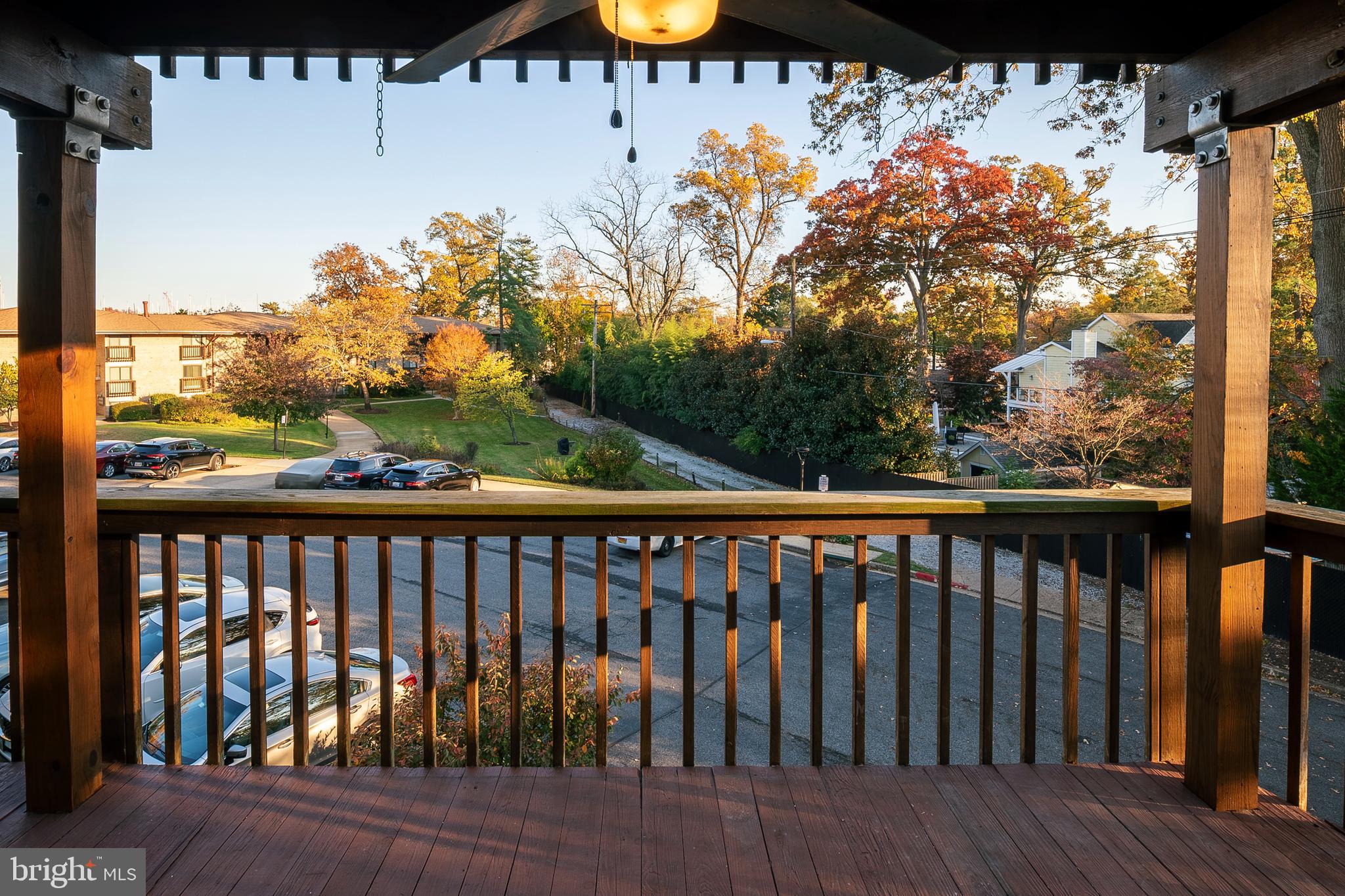 755 Fairview Avenue, Unit 755D Annapolis, MD 21403 - Photo 24 of 44 a view of a balcony with wooden fence