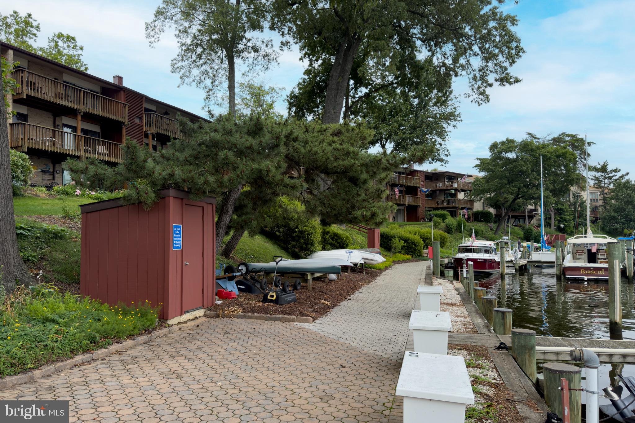 755 Fairview Avenue, Unit 755D Annapolis, MD 21403 - Photo 38 of 44 a view of backyard with outdoor seating and plants