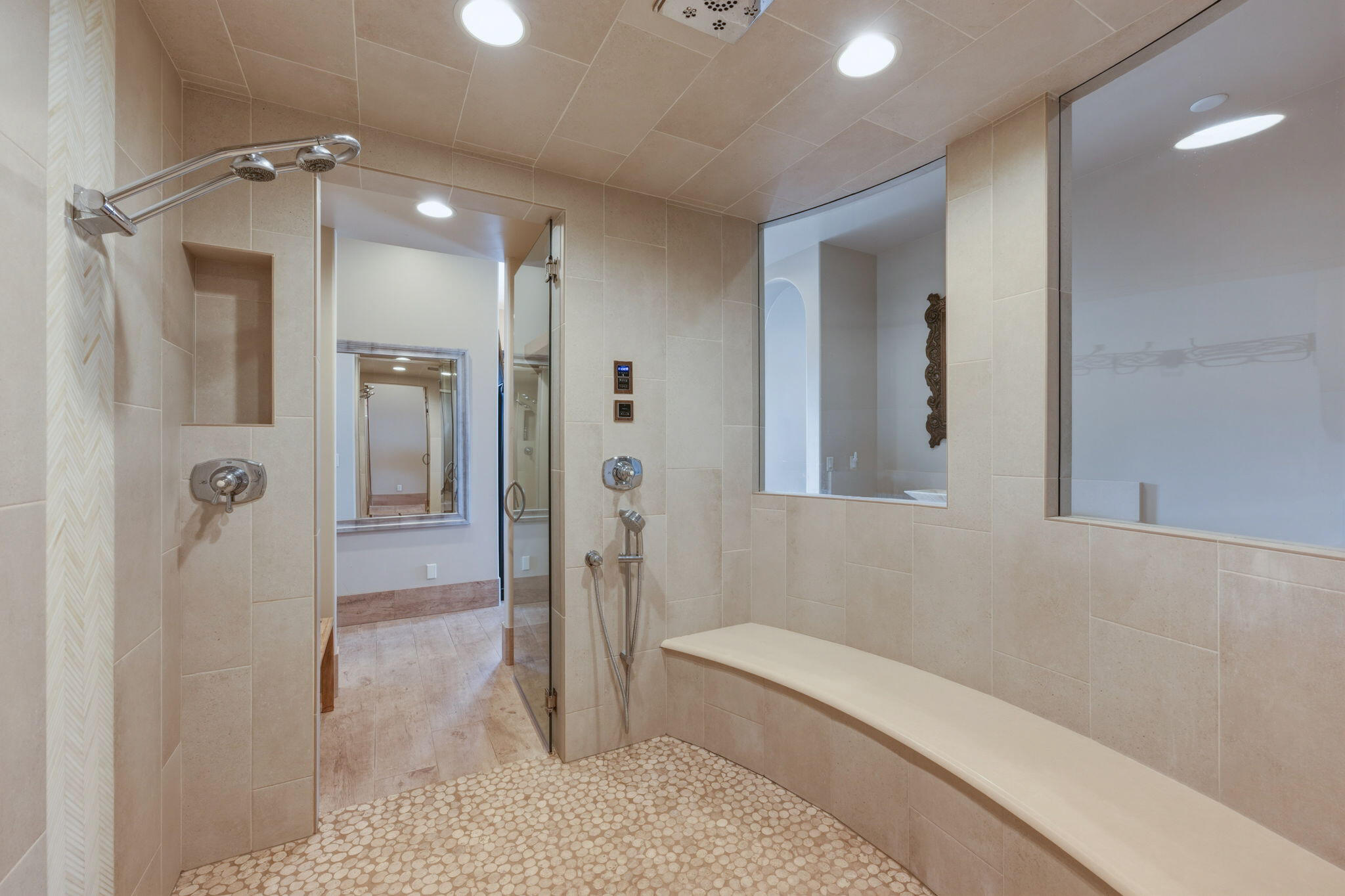 19100 Macalpine Loop Bend, OR 97702 - Photo 25 of 56 Primary ensuite - expansive walk-thru steam shower