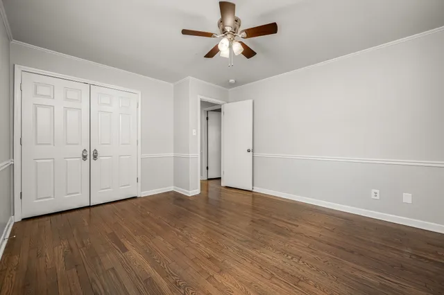 wooden floor in an empty room