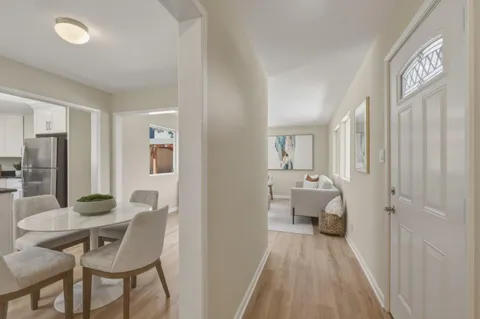 a view of a living room