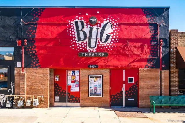 a front view of a building