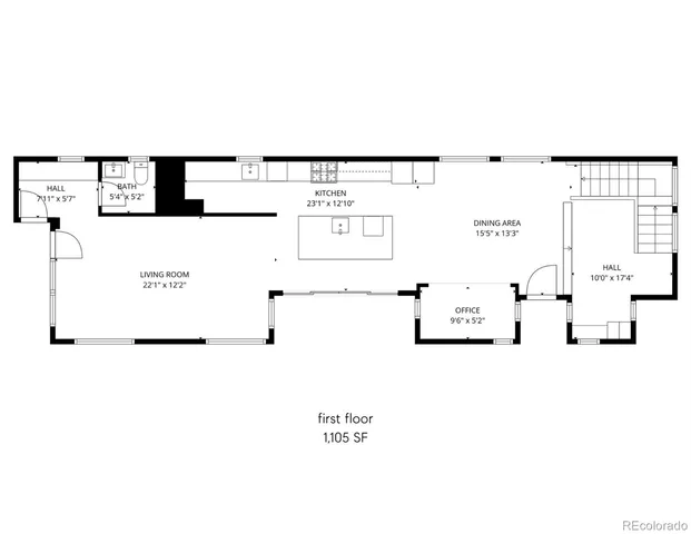 a picture of a floor plan