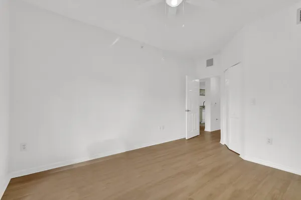 a view of an empty room