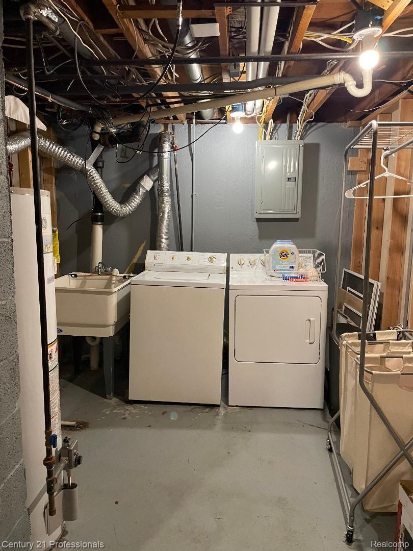 23900 Power Road Farmington, MI 48336 - Photo 18 of 21 LAUNDRY BASEMENT