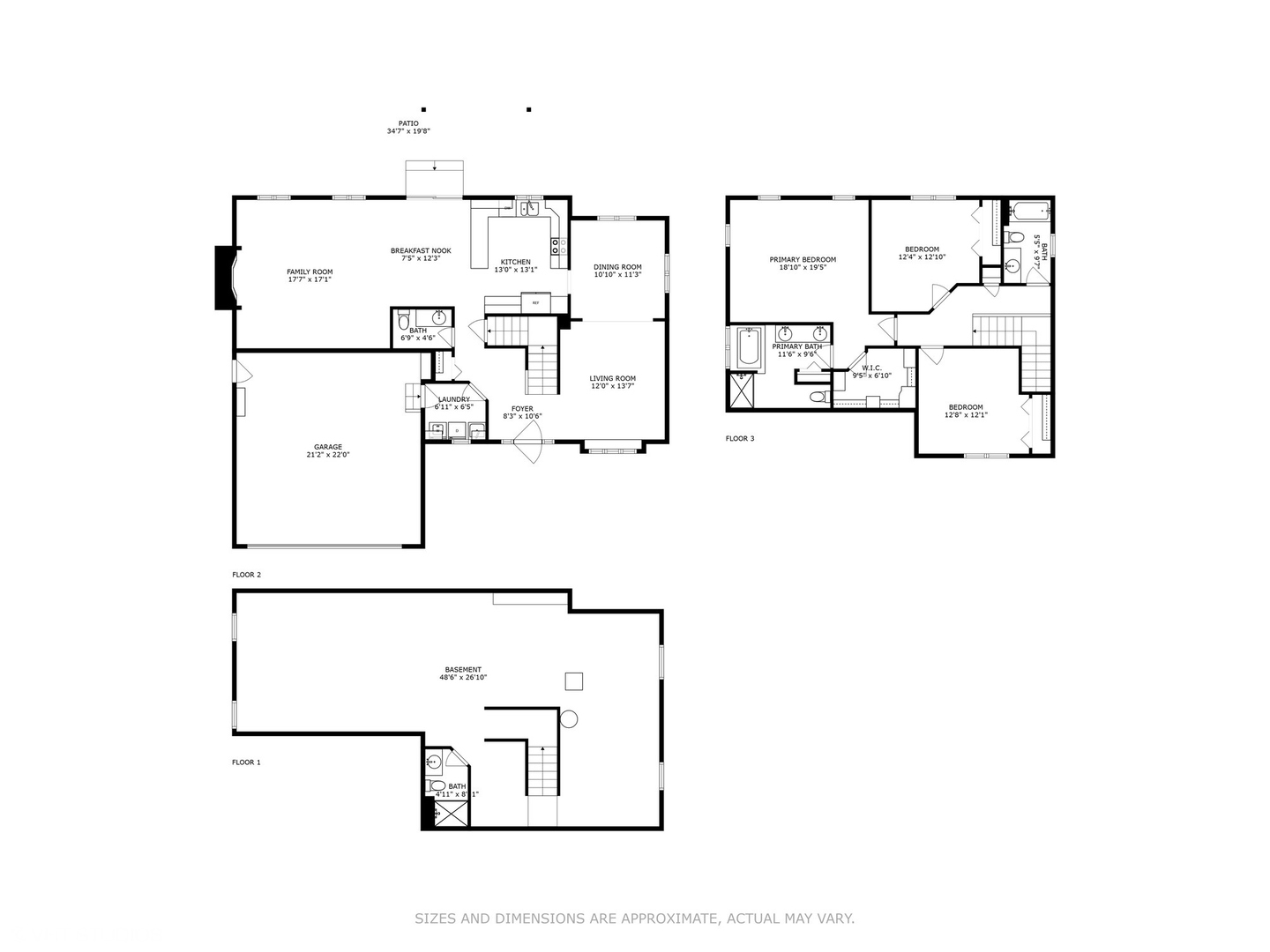 810 Tamarac Drive Algonquin, IL 60102 - Photo 32 of 36 a picture of a floor plan