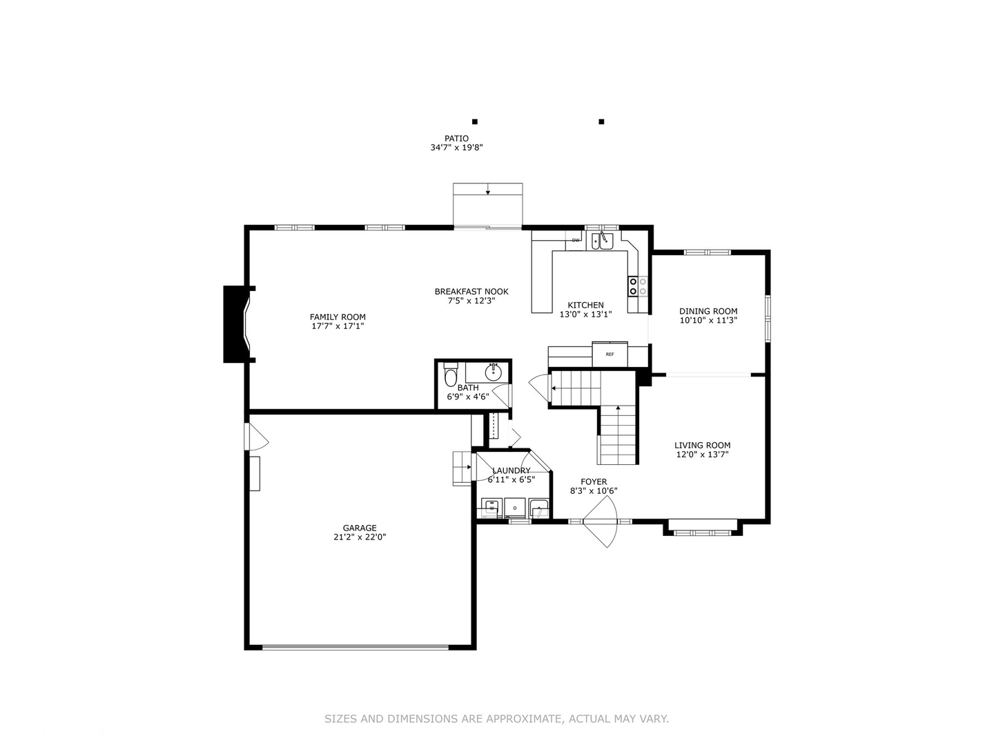 810 Tamarac Drive Algonquin, IL 60102 - Photo 34 of 36 a picture of floor plan