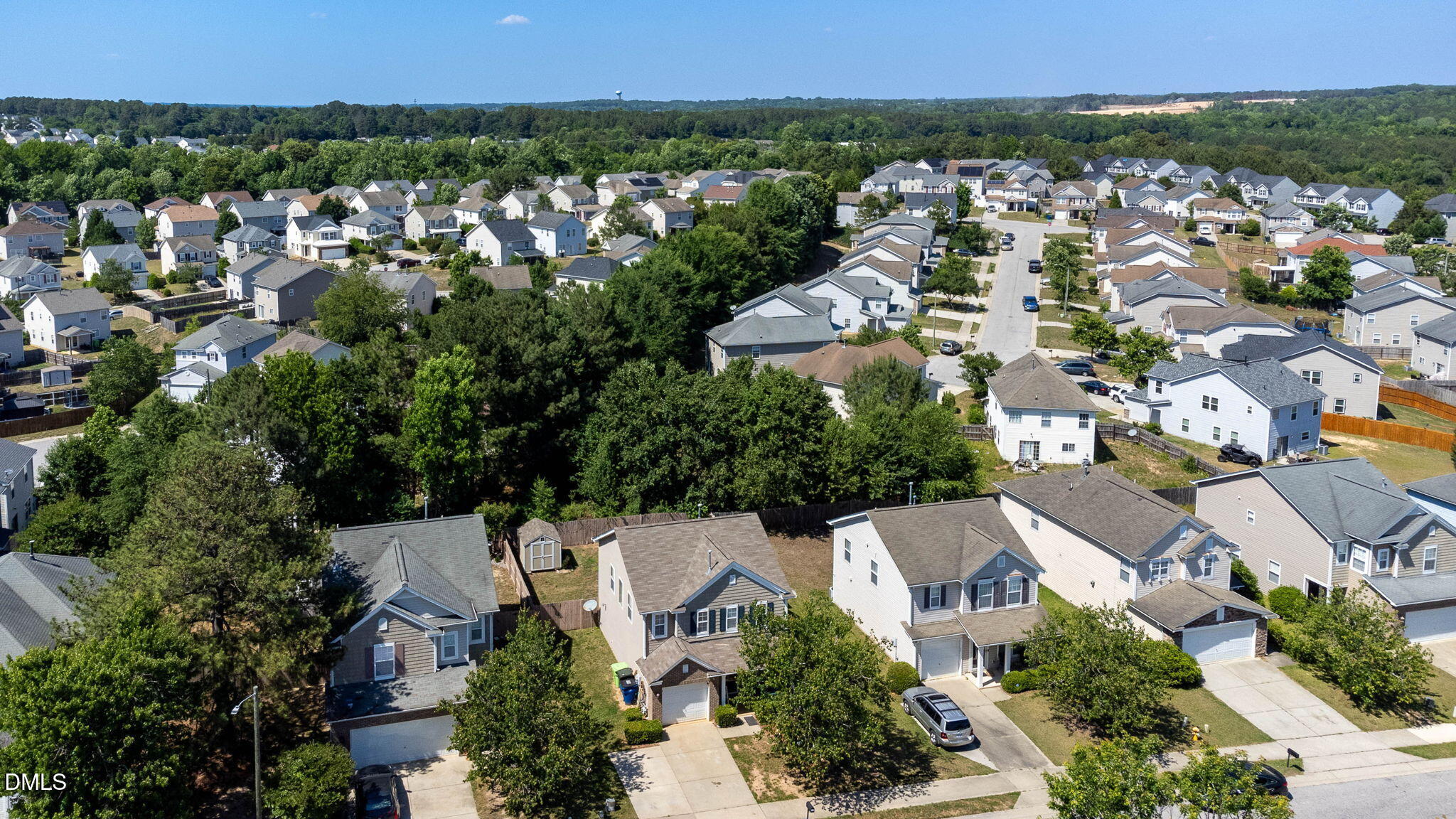 3713 Marshlane Way Raleigh, NC 27610 - Photo 35 of 38 an aerial view of multiple house