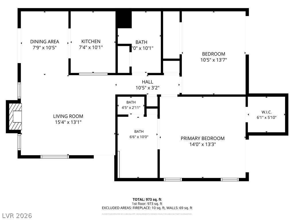 3311 Sunfish Drive, Unit D Henderson, NV 89014 - Photo 21 of 21 A well-organized floor plan delineates distinct living spaces within this charming residence.