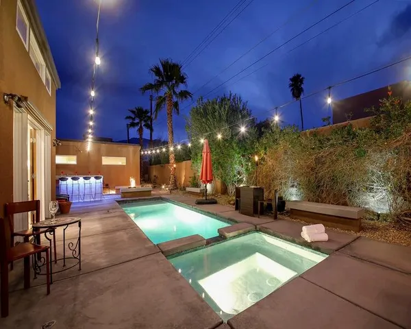 a room with gym equipment