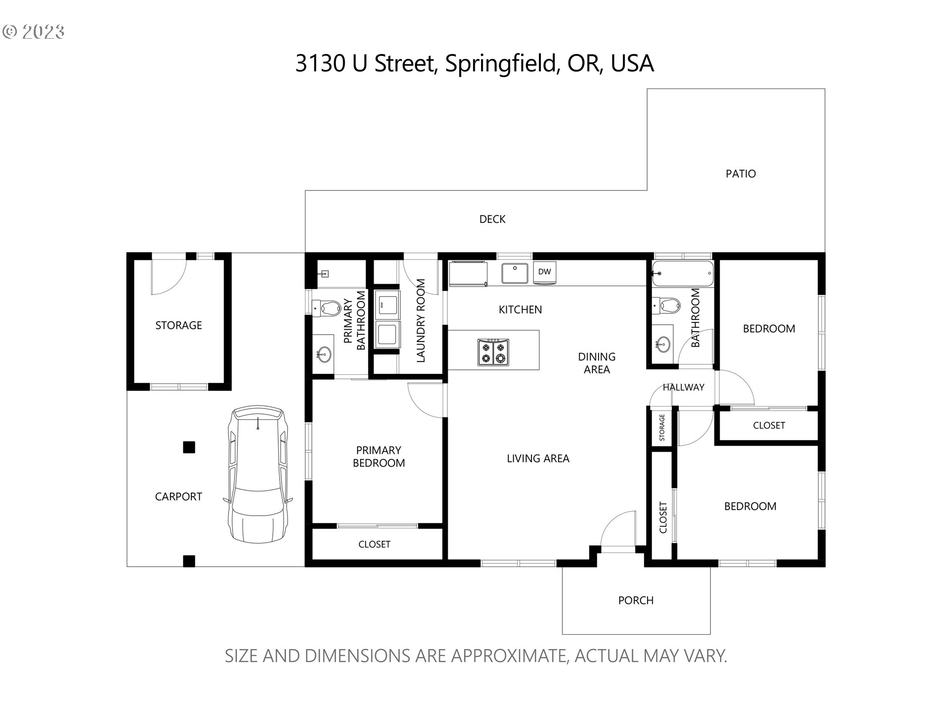 3130 U Street Springfield, OR 97477 - Photo 28 of 28 a picture of a floor plan