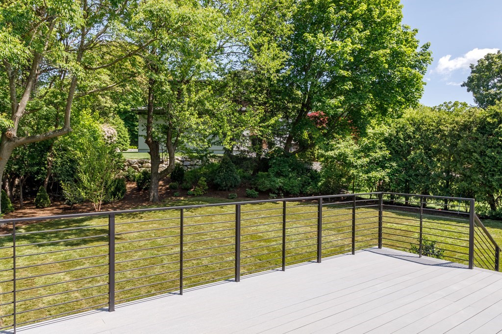 43 Ruane Road Newton, MA 02465 - Photo 2 of 24 a view of deck with a large trees