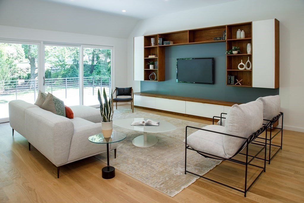 43 Ruane Road Newton, MA 02465 - Photo 4 of 24 a living room with furniture and a large window