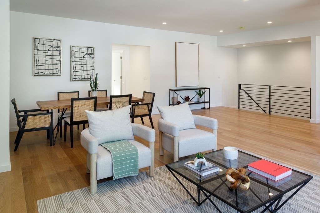 43 Ruane Road Newton, MA 02465 - Photo 8 of 24 a living room with furniture and wooden floor