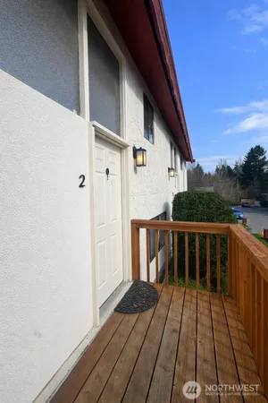 a view of a house with a balcony