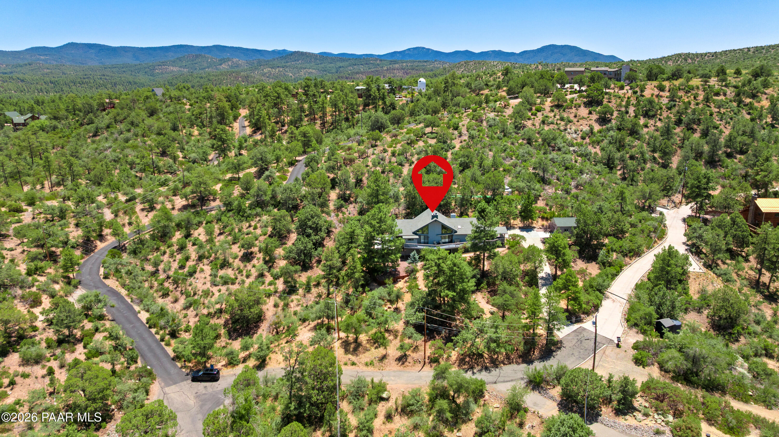 1289 Manzanita Hill Road Prescott, AZ 86303 - Photo 57 of 64 Aerial View (2)