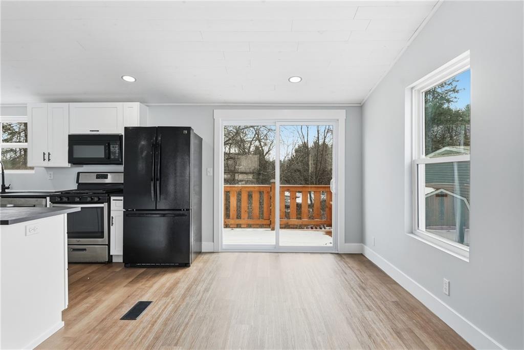105 York Road Cranberry Township, PA 16066 - Photo 9 of 18 a kitchen with stainless steel appliances a refrigerator and a stove top oven