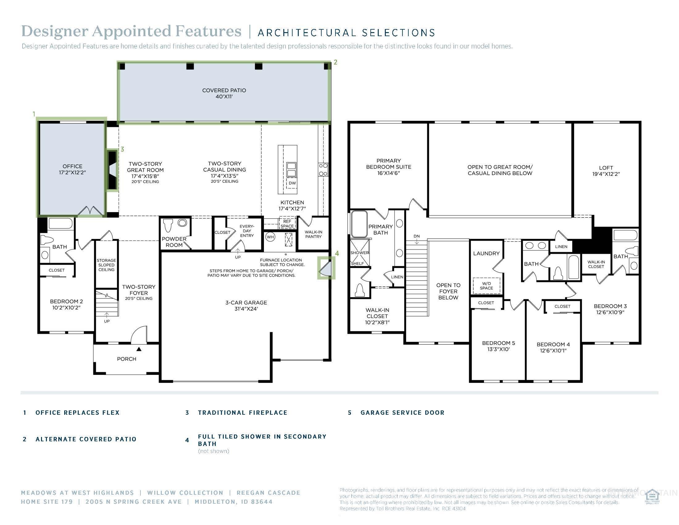2005 North Spg Crk Avenue Middleton, ID 83644 - Photo 45 of 45 View of home floor plan