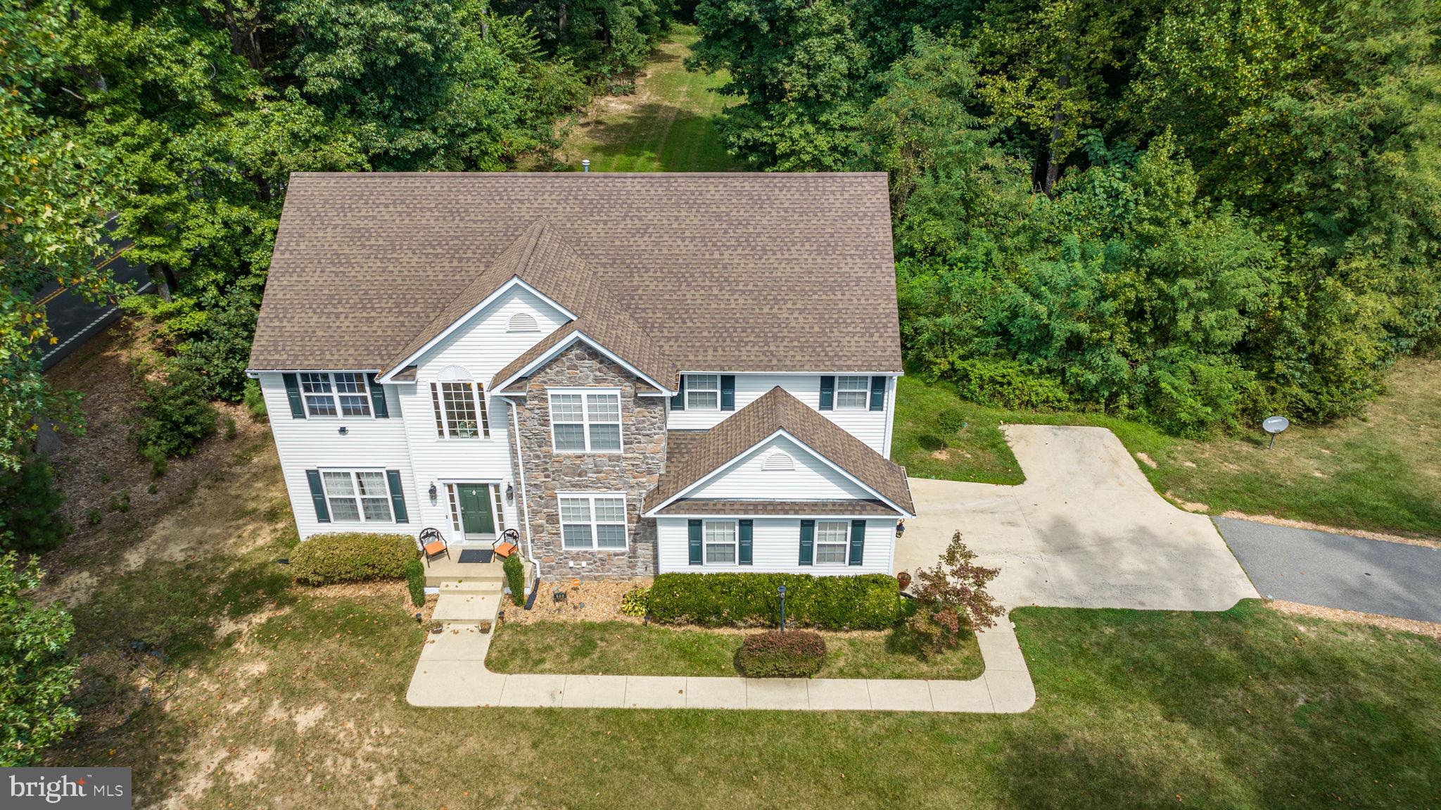 6904 North Stuart Road King George, VA 22485 - Photo 36 of 47 a aerial view of a house yard