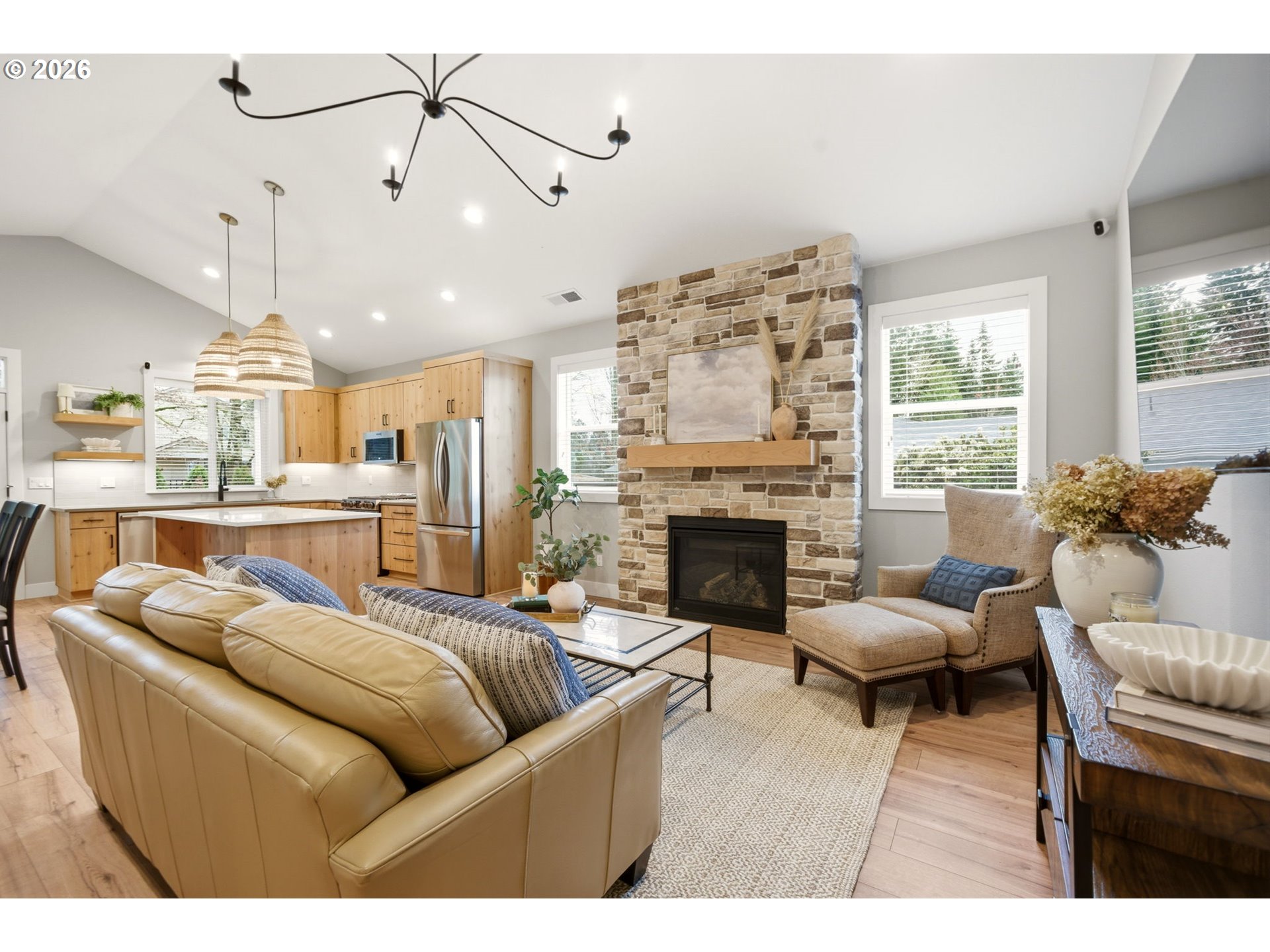 37354 American Street Sandy, OR 97055 - Photo 12 of 37 a living room with furniture and a fireplace