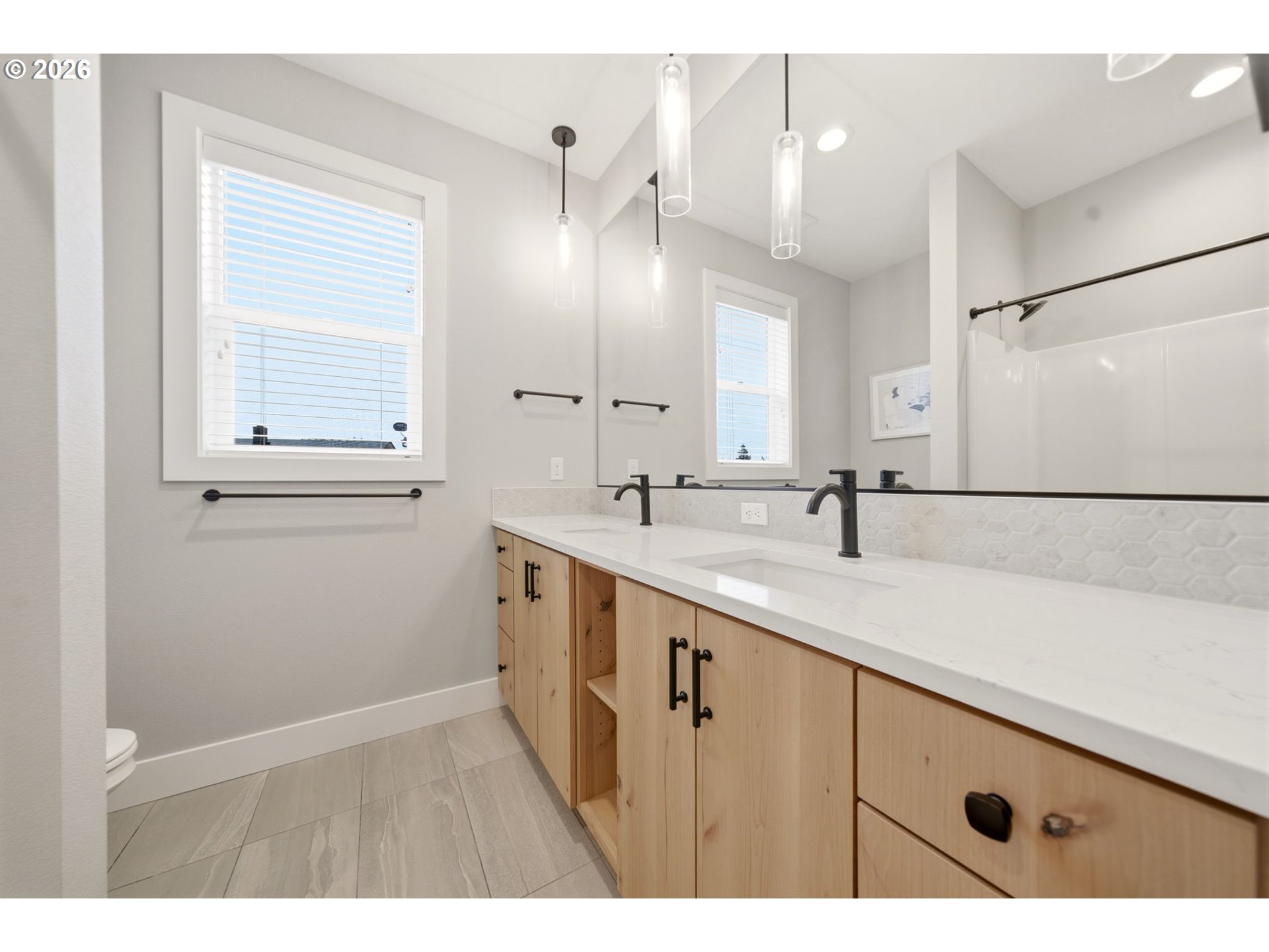 37354 American Street Sandy, OR 97055 - Photo 30 of 37 a bathroom with a sink and a mirror